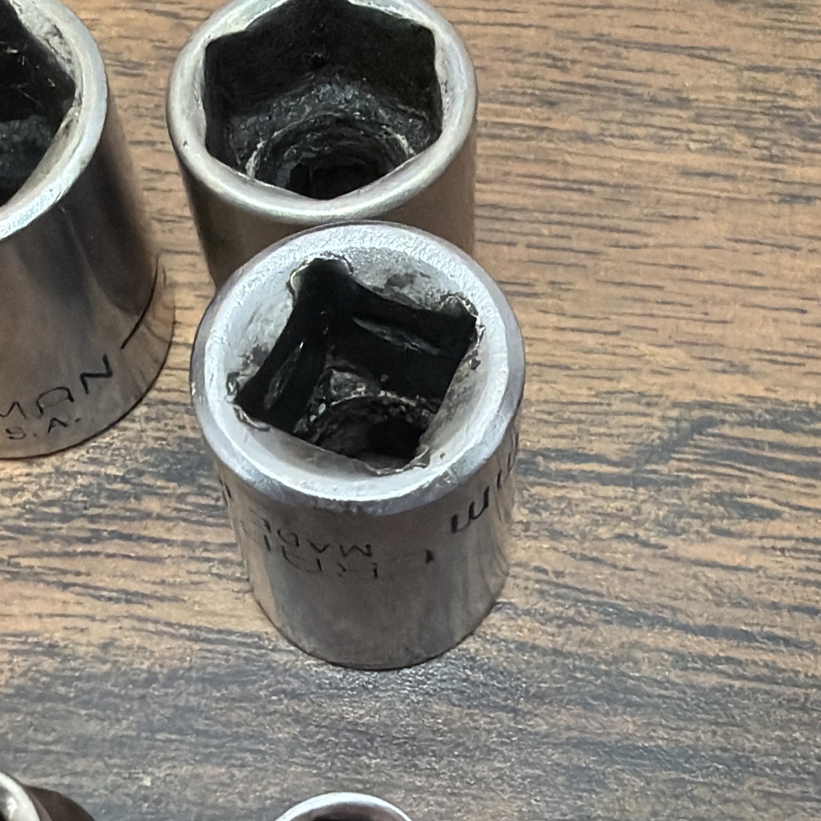 17 CRAFTSMAN Socket Lot METRIC – 6pt – Asst Drive & Sizes Made USA Deep Regular