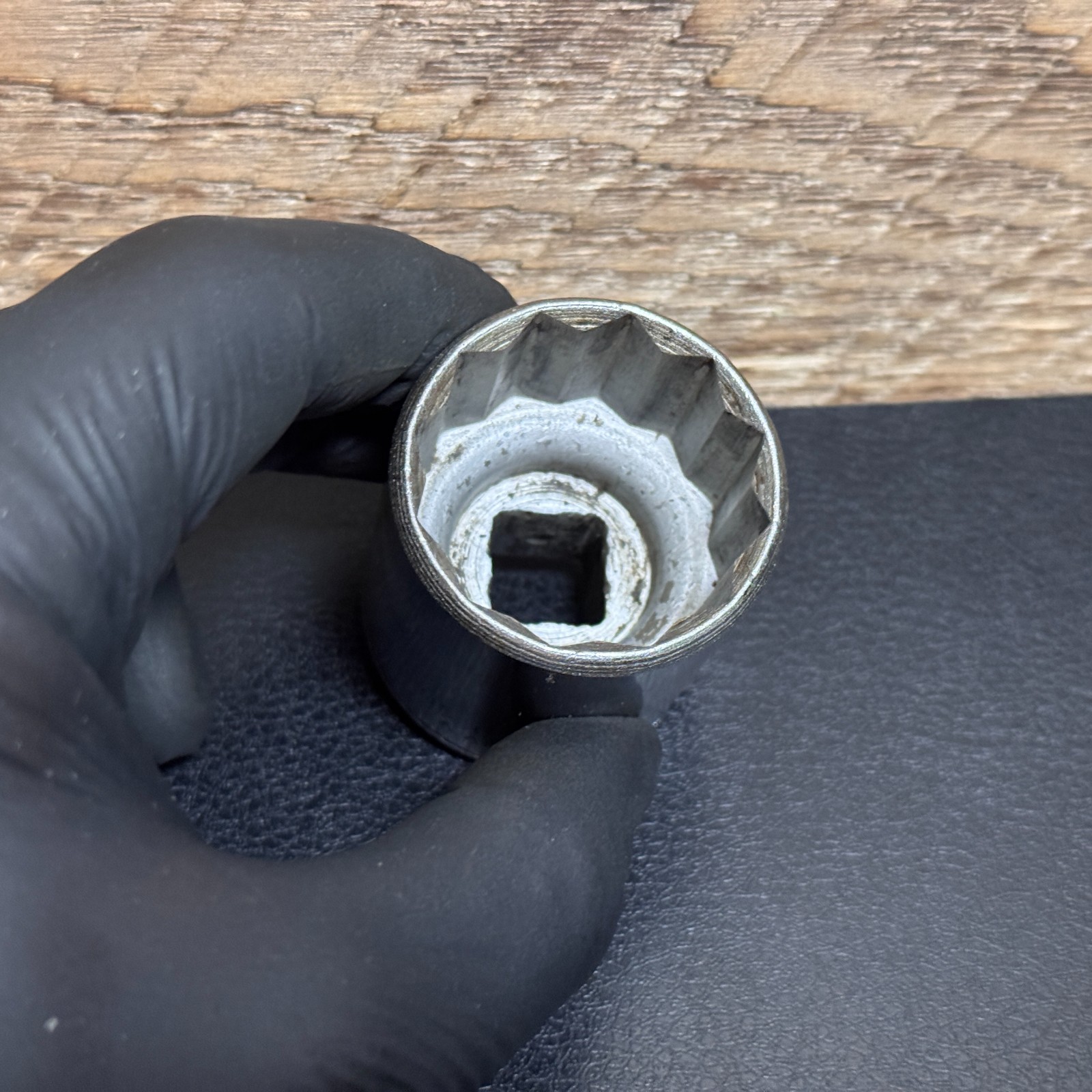 Vintage PENENS CORP (CHALLENGER) 3/8 Drive SAE 12PT 1-1/4 Chrome Socket 1640 USA