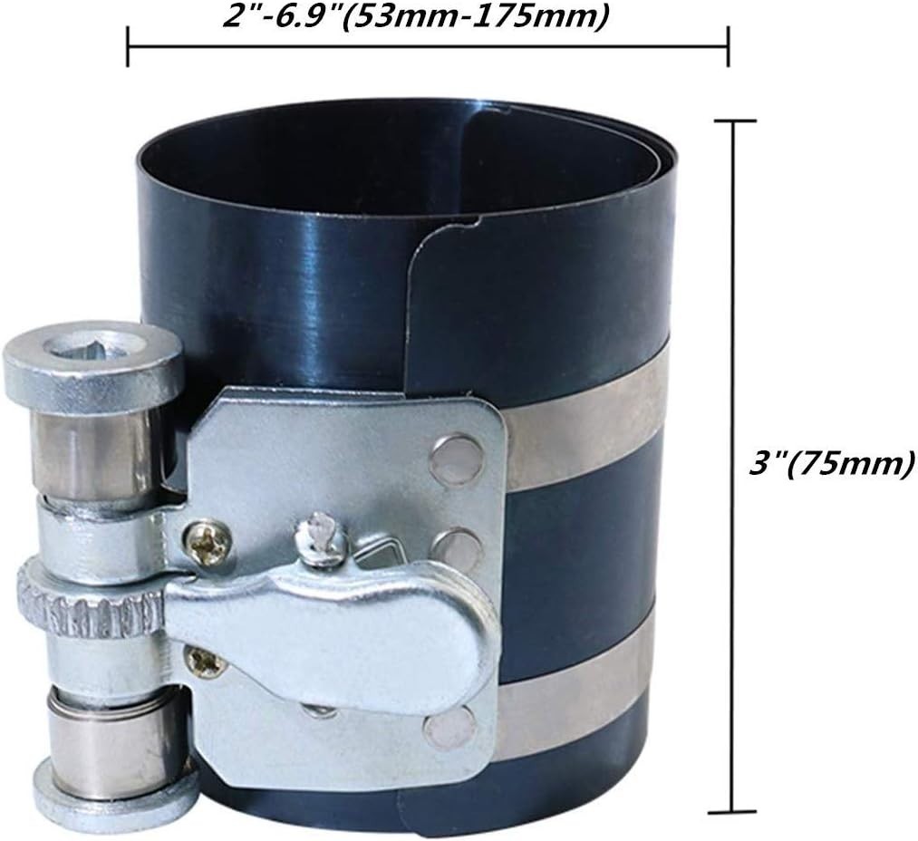 3-Inch Adjustable Ratchet Piston Ring Compressor: Easy and Safe Installation