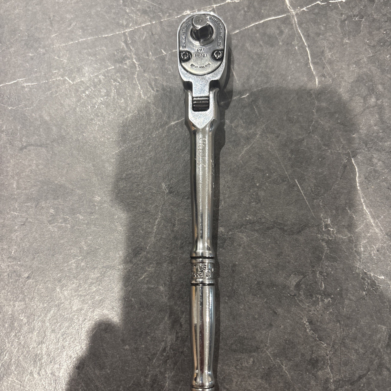 Snap-on TX72 1/4″ Drive Standard Handle Locking Flex Head Ratchet
