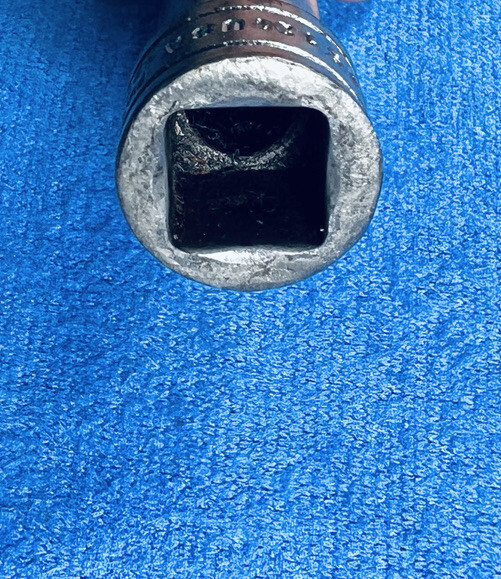 Vintage Snap-on SFS121 3/8 Deep Well Socket 3/8” Drive Made In USA PAT 3273430