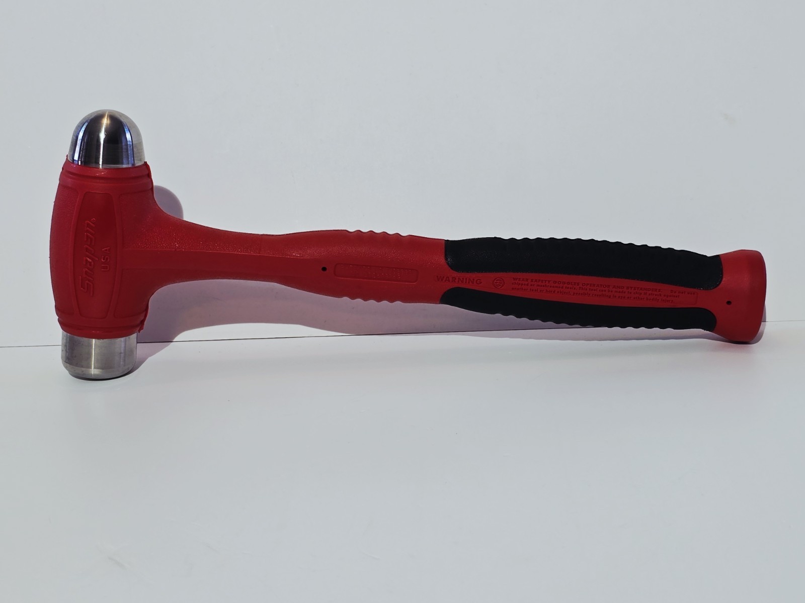 NEW Snap-on Tools USA 24oz/650g RED Soft Grip Dead Blow Ball Peen Hammer HBBD24R