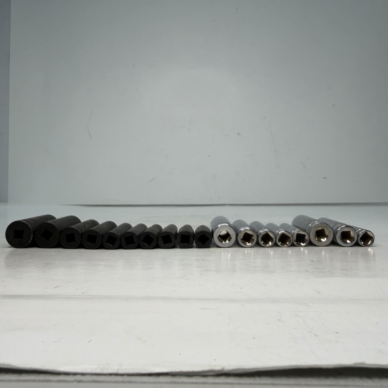 GearWrench 1/4” Drive Ratchet Socket Set 51Pc SAE Metric Impact Deep Standard