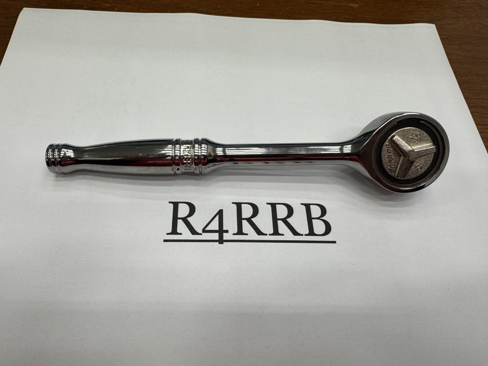 Snap-on Tools USA NEW 3/8″ Drive Chrome Handle Gearless Round Head Ratchet FZERO
