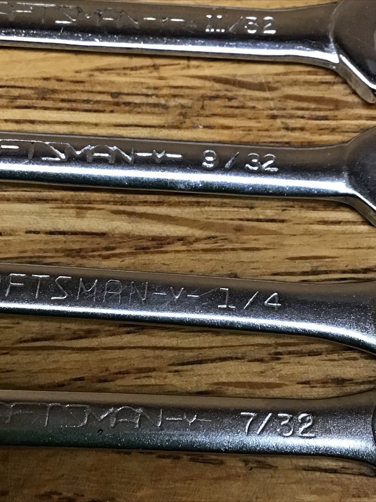 Vintage Craftsman -V- USA Open End Ignition Wrench Set