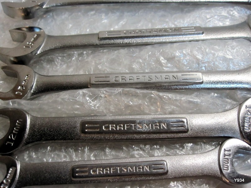 Craftsman 5 Piece open ended wrench see description