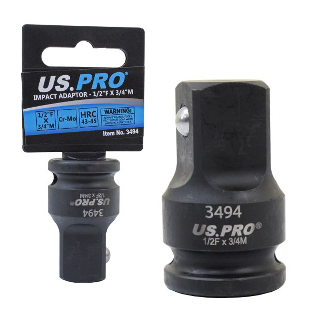 1/2»F to 3/4»M Impact Socket Adapter Adaptor Reducer Step up / Step Down
