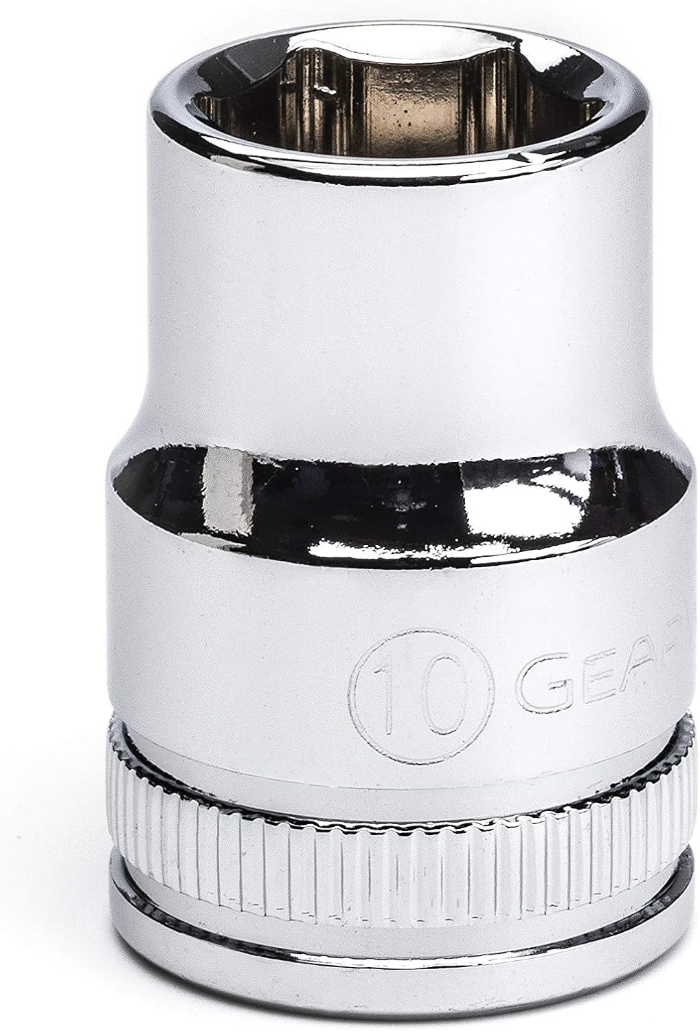 Compact 3/8″ Drive Standard Socket 10mm – Sturdy Alloy Steel with Chamfered Edge