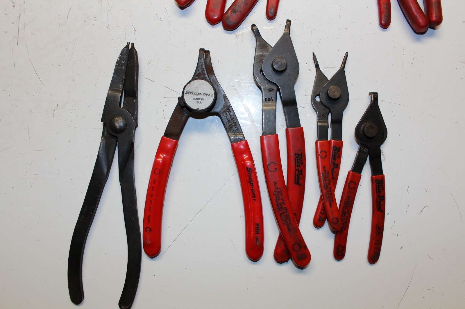 SNAP-ON TOOLS Snap Ring Convertible Retaining Int&Ext Retaining Ring PLIERS LOT