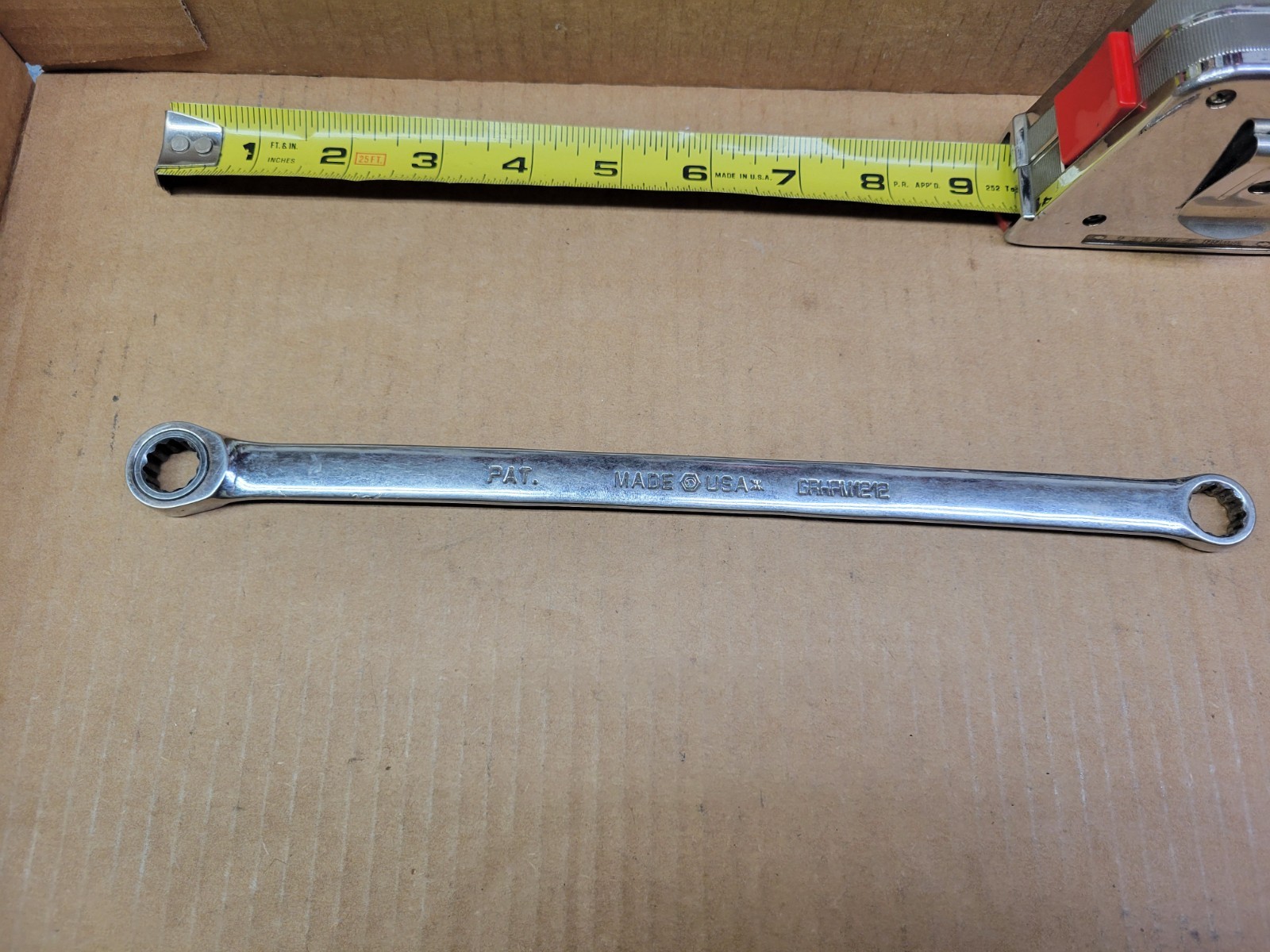 Matco USA 12 MM Ratcheting Double Box End Wrench No GRHPM1212