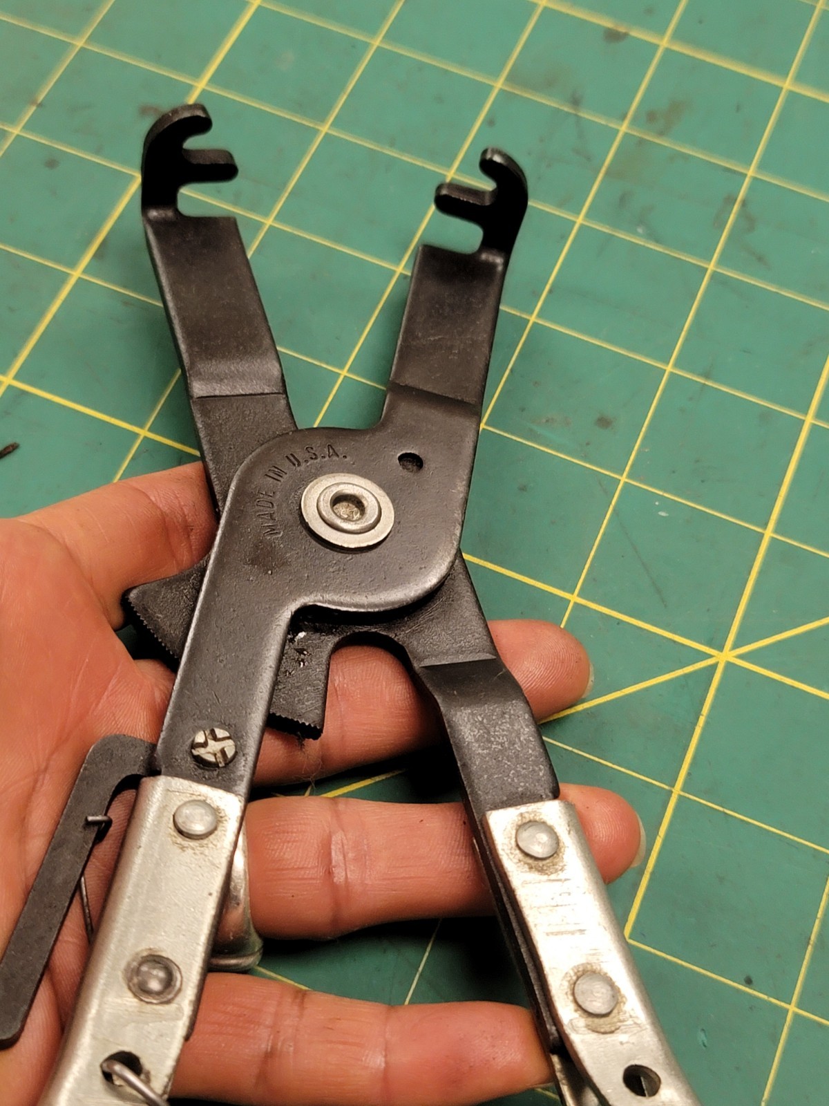 Vintage K-D Mfg KD Tools Model 1114 Piston Ring Compressor Pliers Made in USA