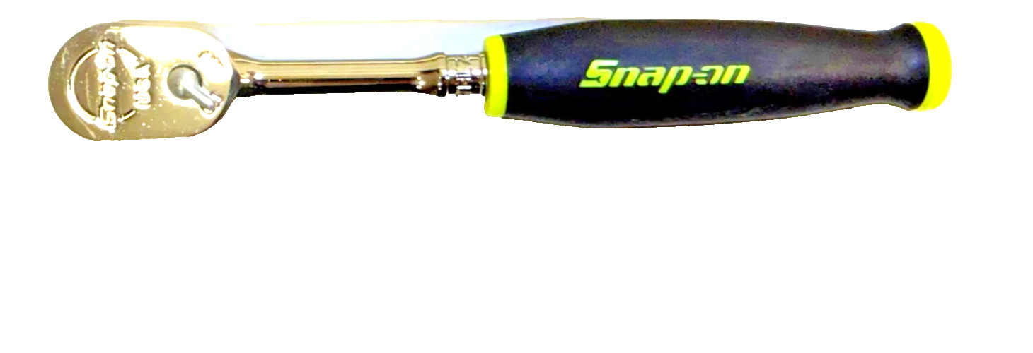 NEW Snap-on™ 1/4″ drive 6 7/8″ long Hi-Viz Soft Grip Ratchet THL72HV Dual80 Tech