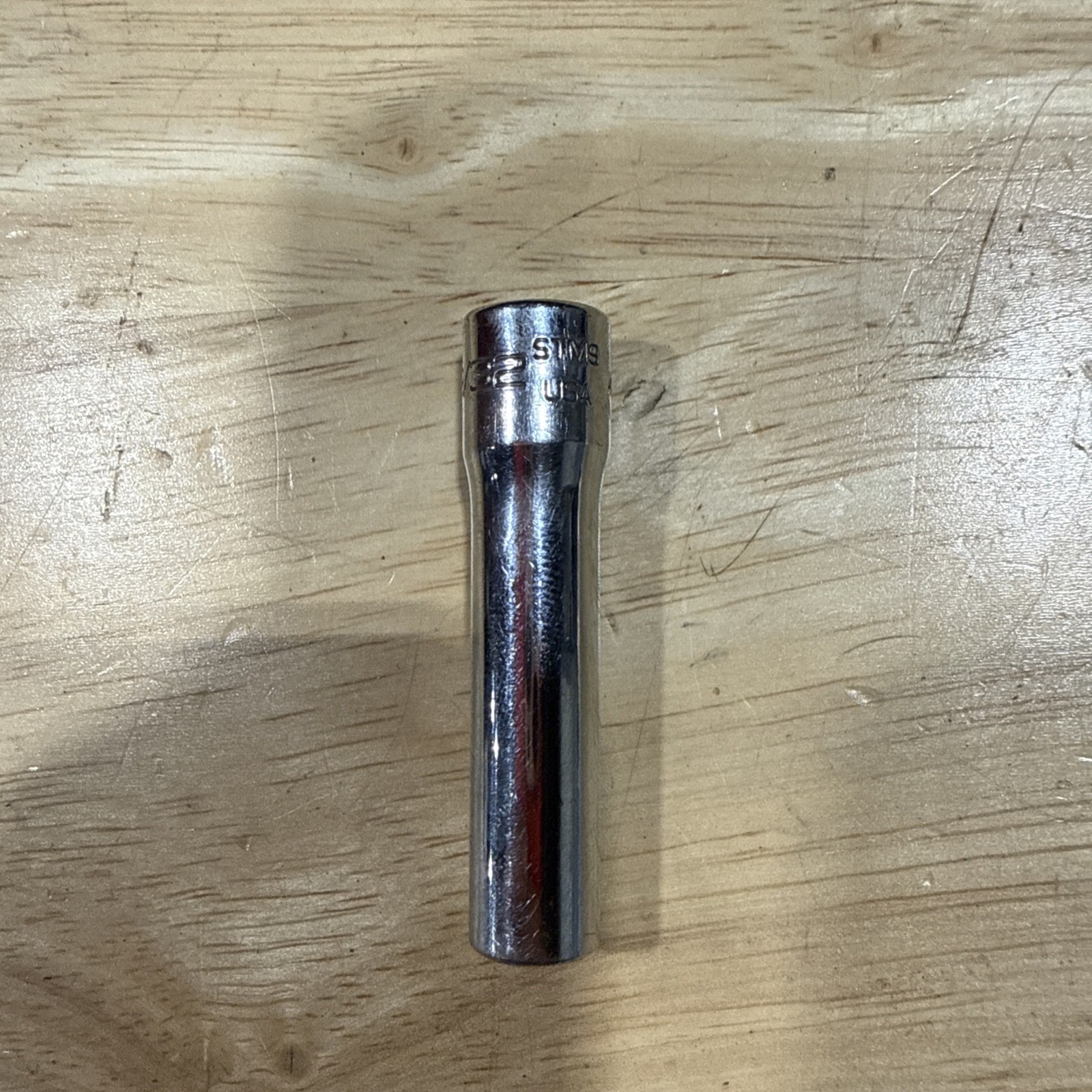 SNAP-ON STM9 1/4″ Drive 9/32″ 6 Point Deep Chrome Socket