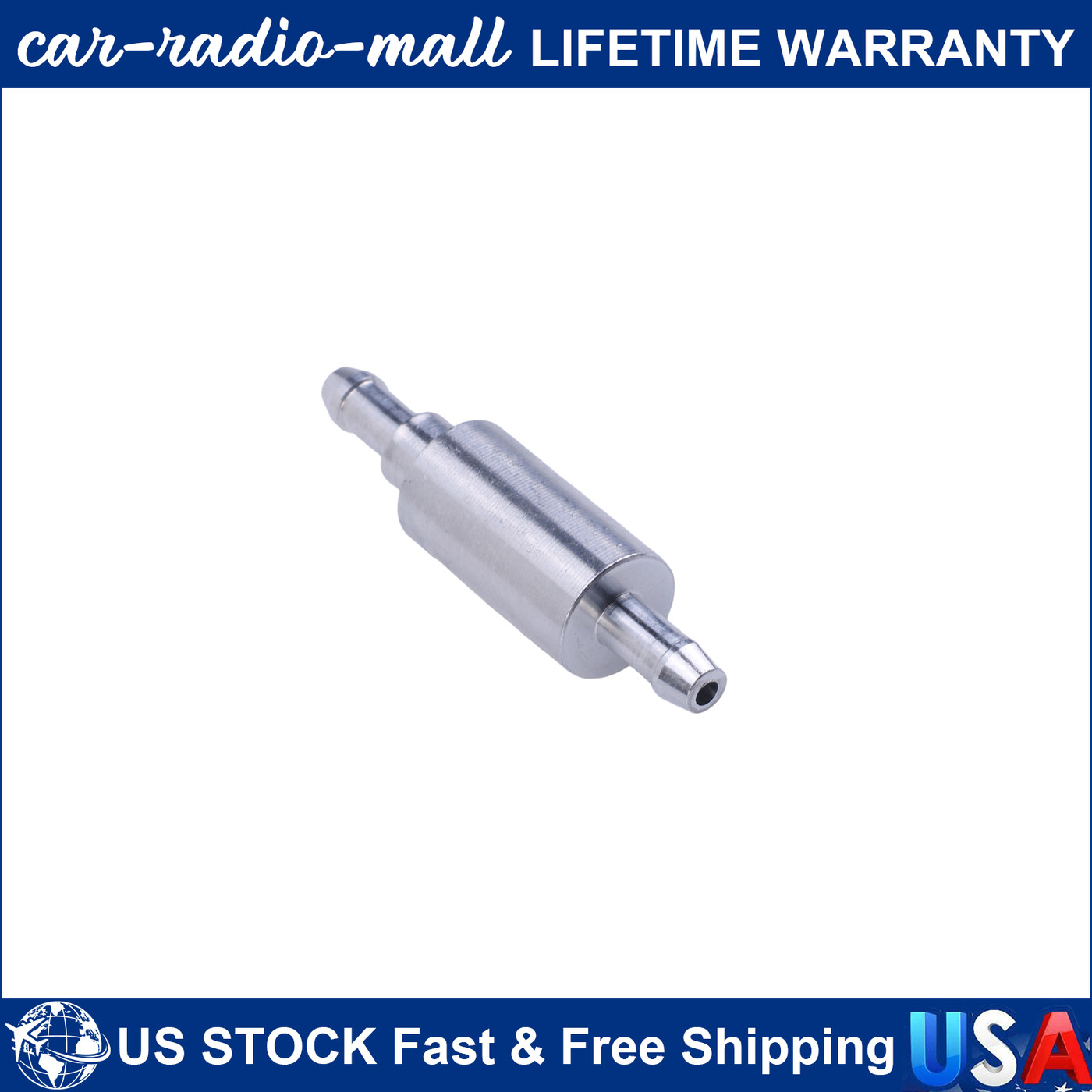 6 PCS Brake Bleeder Hose, One Way Check Valve Tube Bleeding Tool Kit Silver US