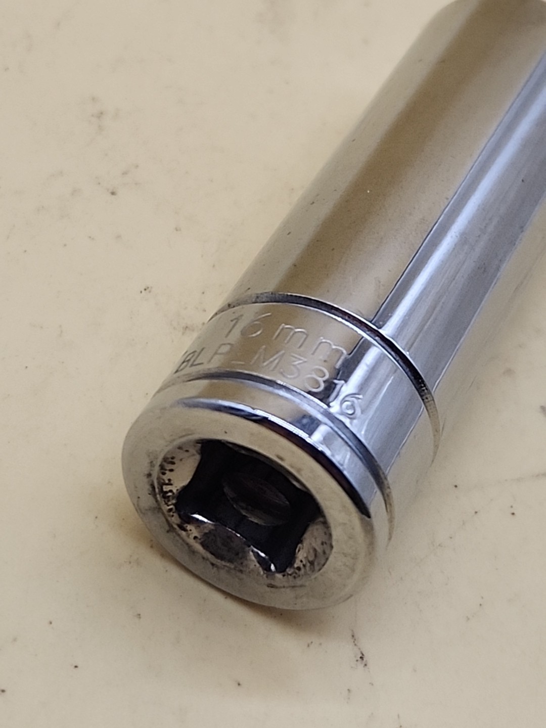 Blue Point Tools BLPLM3816 12 Pt 3/8″ Dr 16mm Deep Metric Socket USA