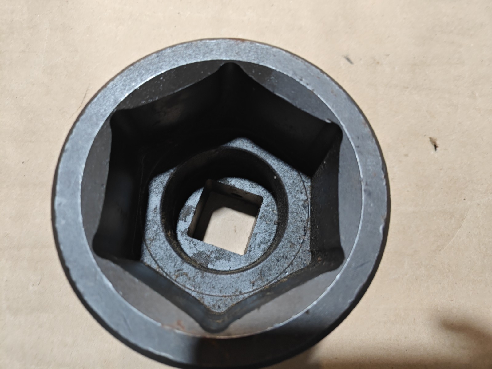 WRIGHT 848-90 Impact Socket 1 1/2 in Drive, 90 mm, 6-Point, Std, Black Oxide