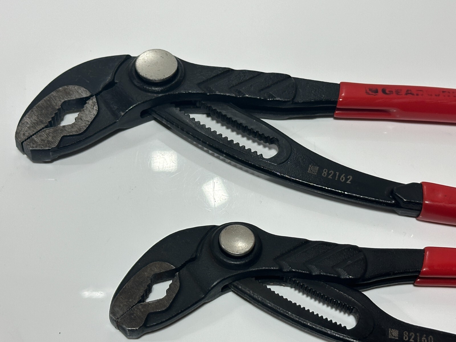 GEARWRENCH 82118 3 Piece Push Button Tongue and Groove Plier / Multi Grip Set