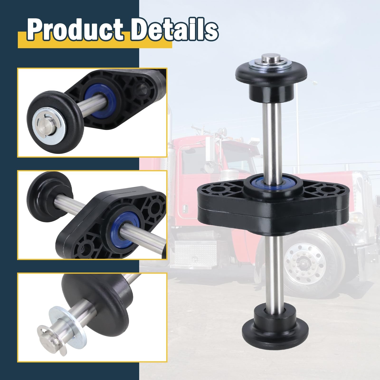 M136109K Exhaust Mount Bushing Kit Peterbilt 348 379 Kenworth T600 T680