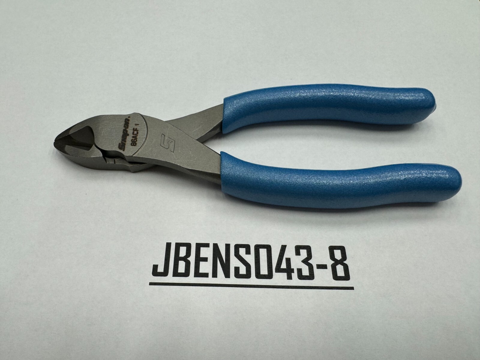 Snap-on Tools USA NEW PEARL BLUE Soft Grip 6″ Diagonal Cutter Pliers 86ACFPB