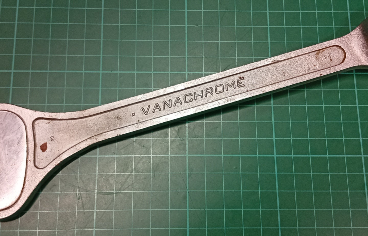 Vintage Facom Vanachrome No40, 27mm Combination Spanner, Made In France