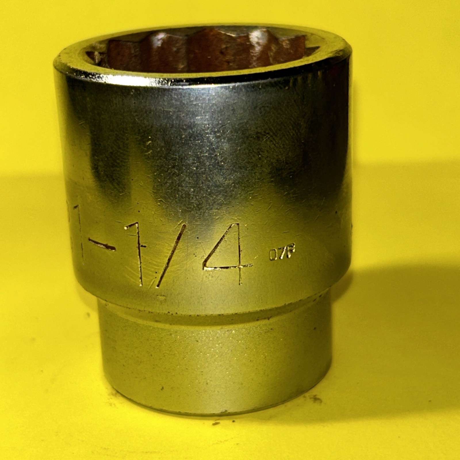 1-1/4” Socket Proto Model 5540 12 Point Professional Socket Made In USA
