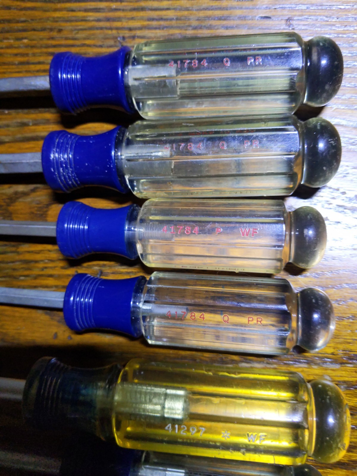 VTG CRAFTSMAN 9 PC SCREWDRIVER SET LOT Standard & PHILLIPS VARIOUS SIZES USA