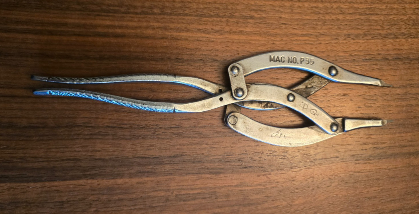 Mac Tool P35 Parallel Plane Compound Snap-Ring Pliers 10” Long – Free Shipping