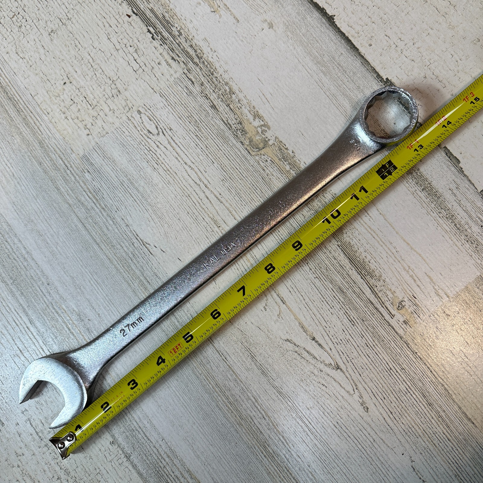 KAL USA 27mm Metric Combination Wrench Open and Box End Wrench