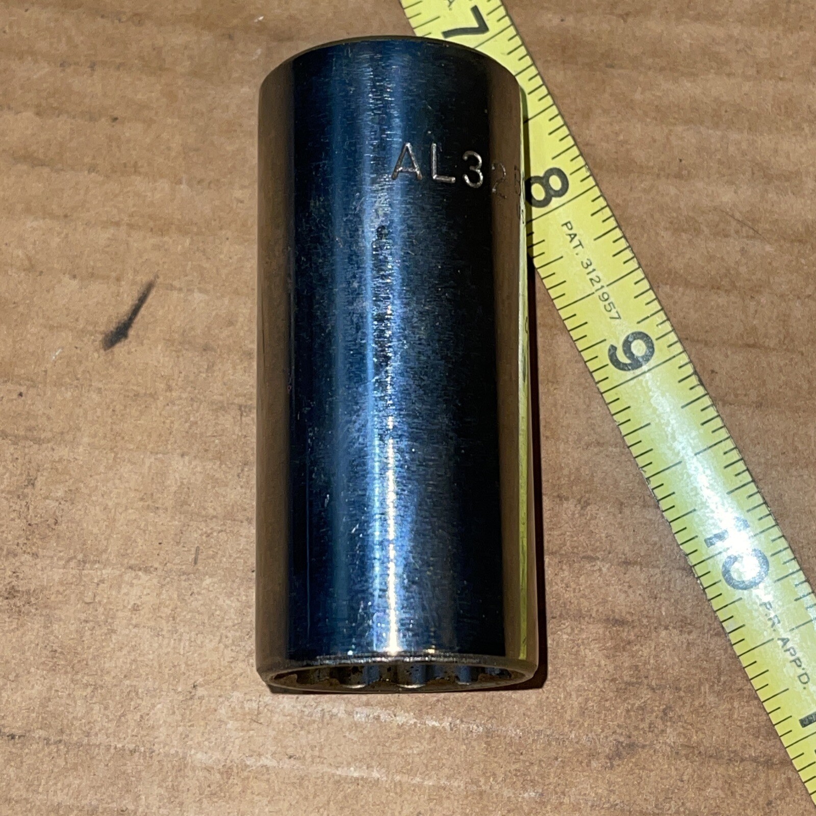 BONNEY USA AL32 1 In SAE 1/2 Drive 12 Point Deep Socket Vintage 1/2”