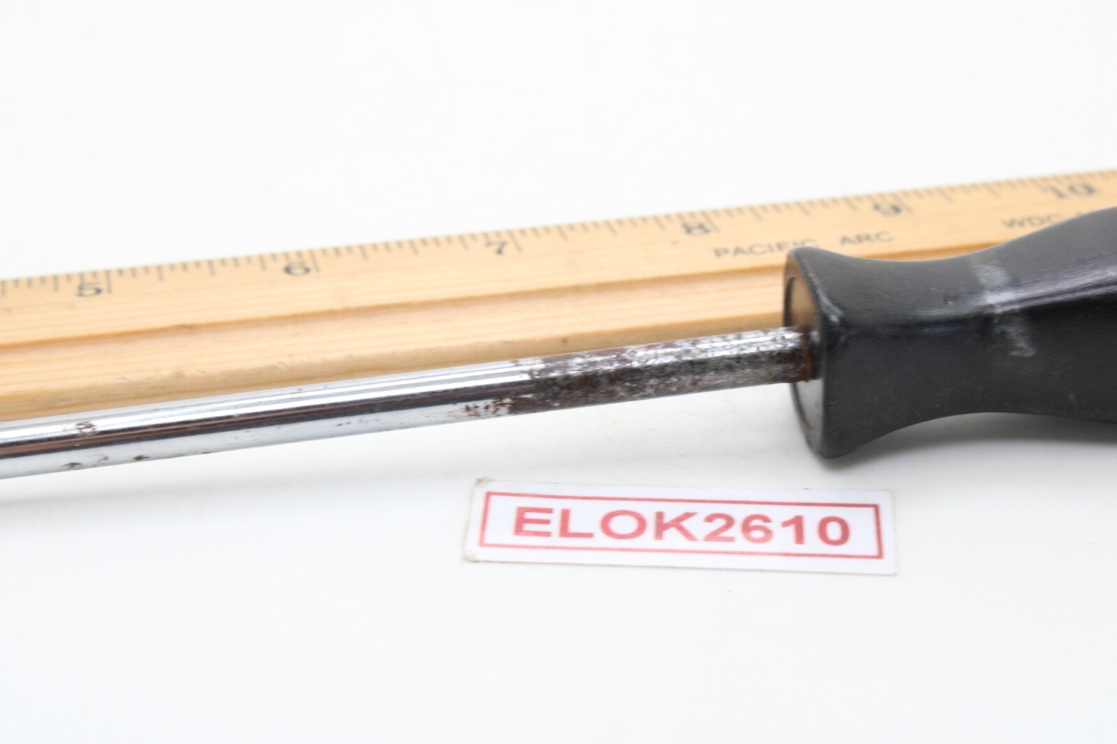 Snap-on SSD480 3/16″ Flat/Slotted Screwdriver Black Hard Handle 7.75″ Shank USA