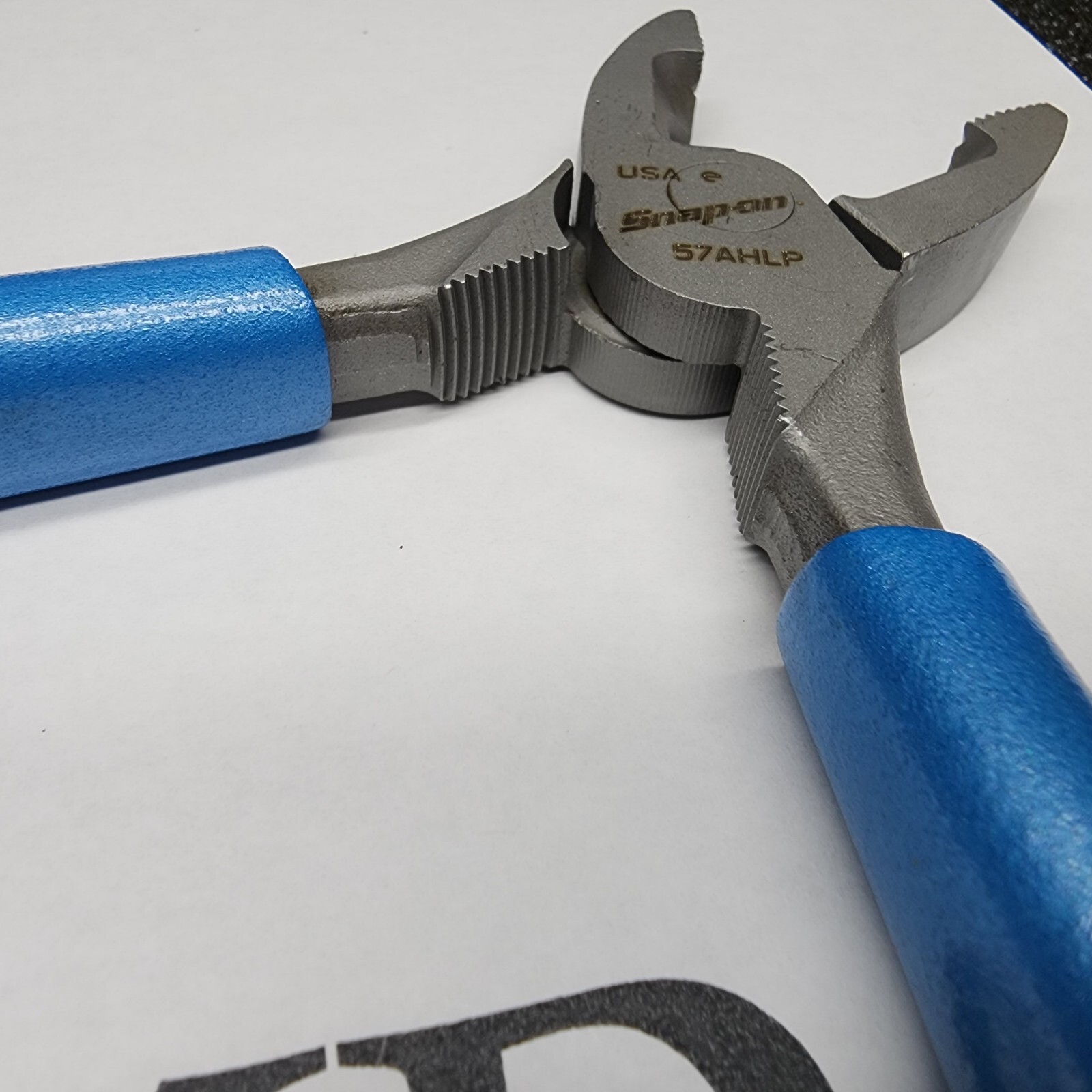 Snap-on Tools USA NOS 7″ PEARL BLUE Lineman’s Pliers 57AHLP