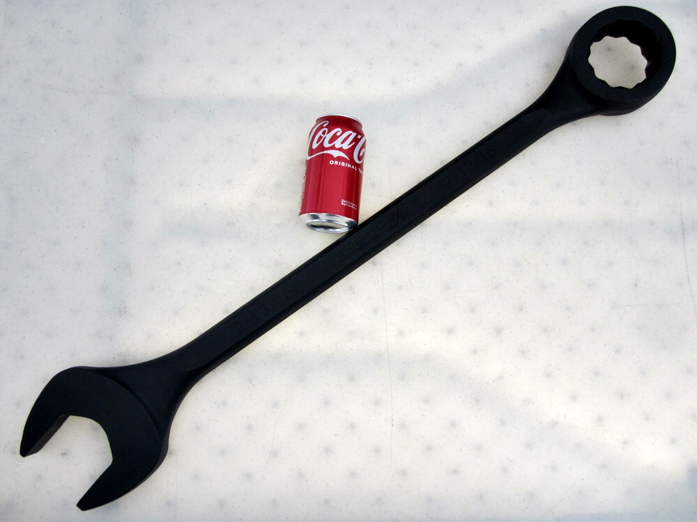 Wright 2-13/16″ SAE Wrightgrip2.0 Combination Wrench 1190 Black Made in USA