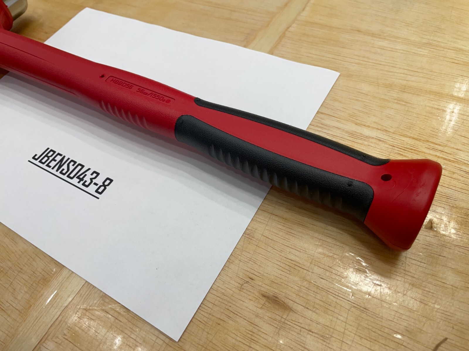 Snap-on Tools USA NEW RED 56oz/1550g Soft Grip Dead Blow Hammer HBBD56