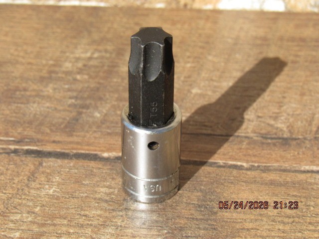 SNAP ON 3/8″ DRIVE FTX55 T55 T-55 TORX BIT DRIVER REMOVER SOCKET UNDERLINE T 55