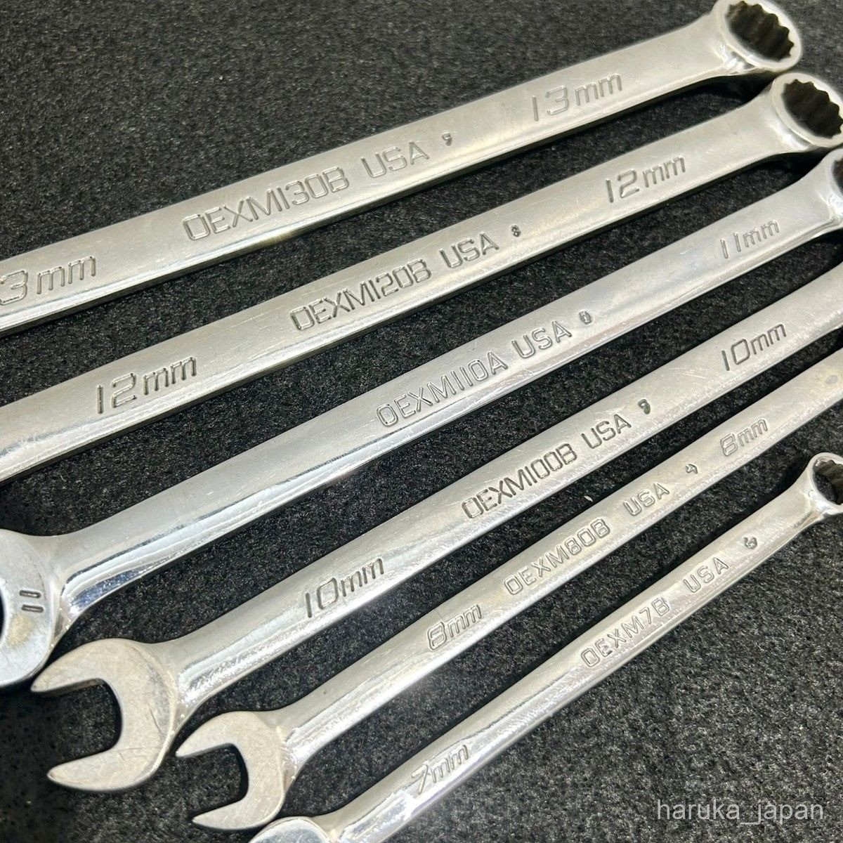 Snap-on OEXM SERIES 11 Piece Metric Combination Wrench Set [Used]