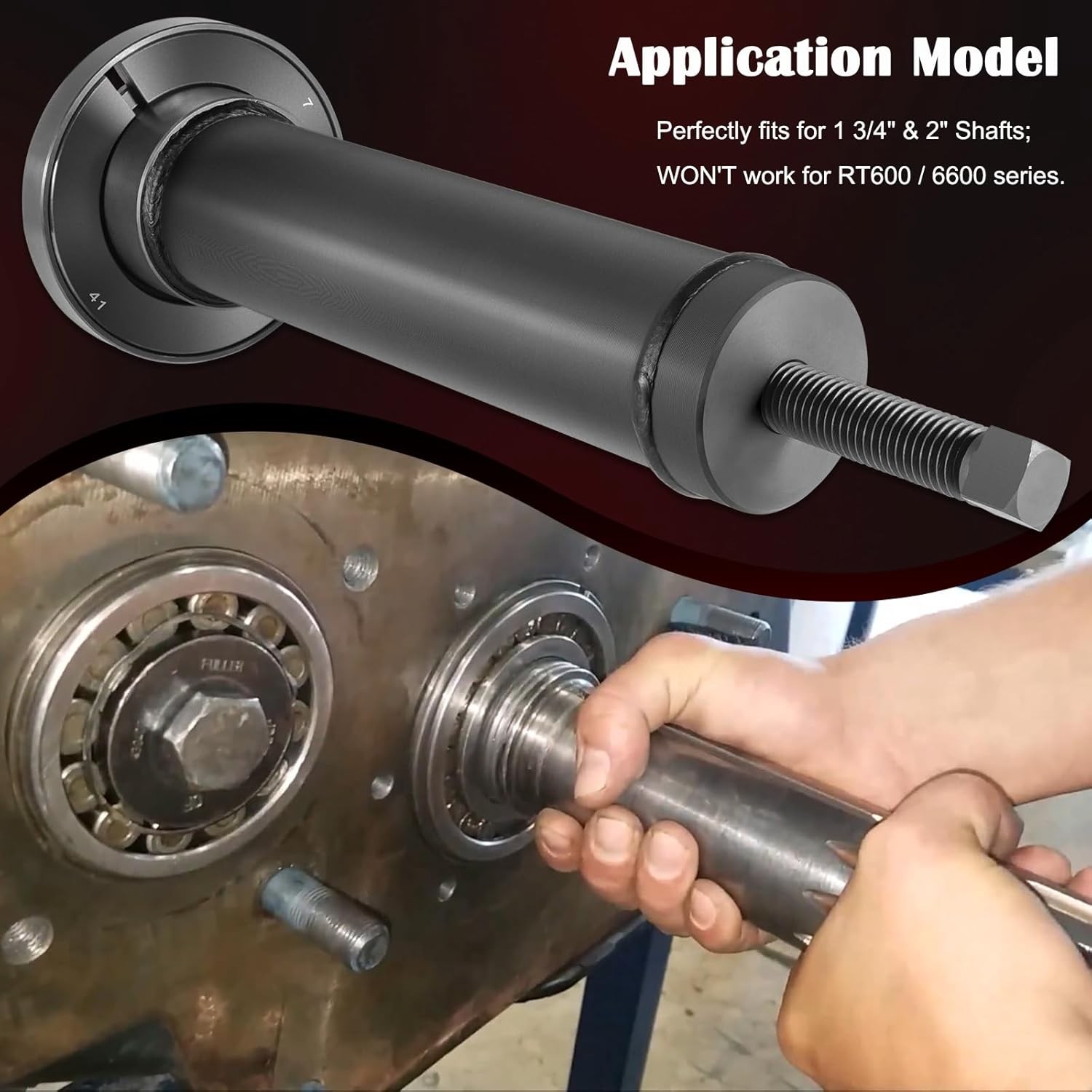 Eaton Fuller Input Shaft Bearing Puller Tool for 1 3/4″ & 2″ shafts