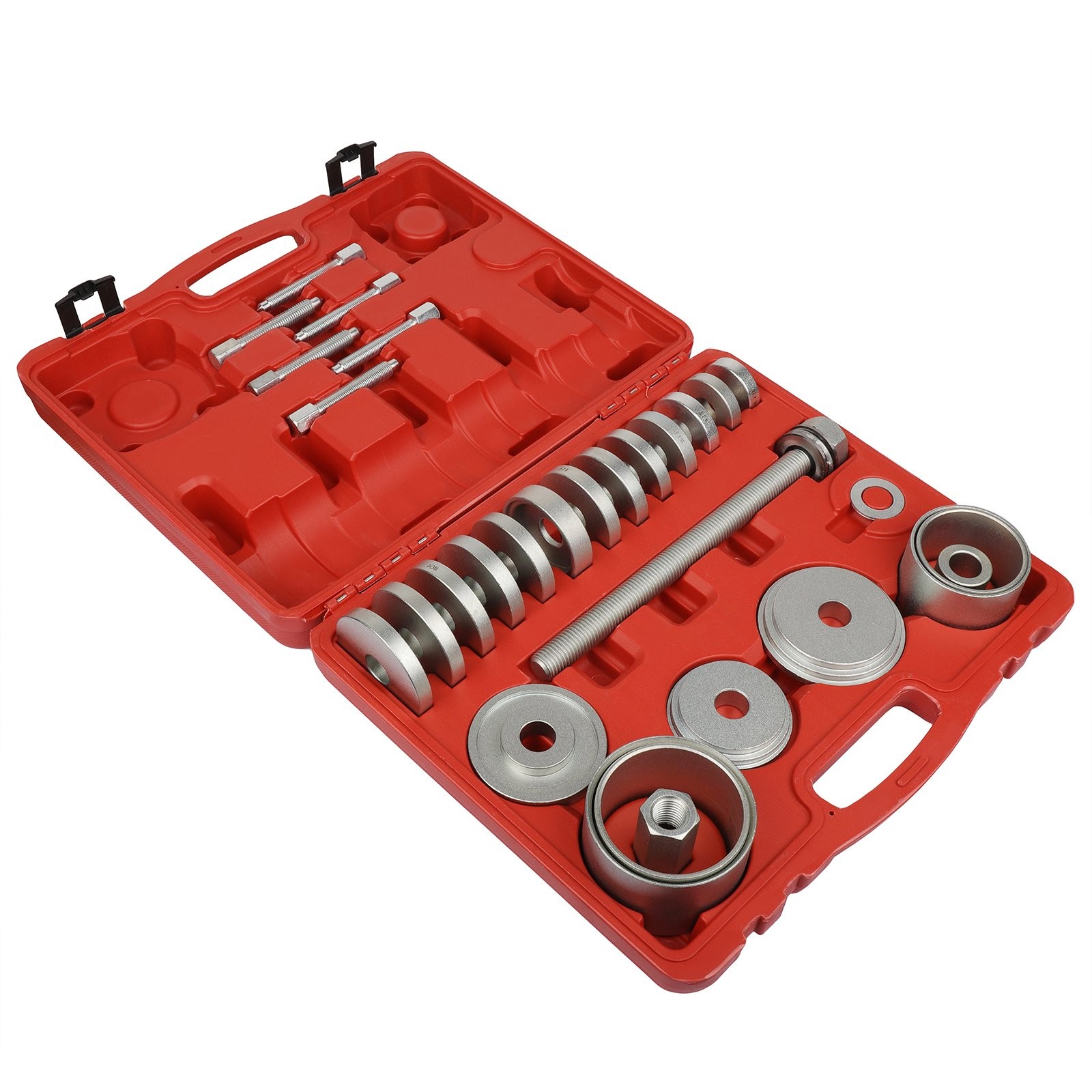 ?31Pcs Front Wheel Drive Hub Bearing Puller Remover Install Removal Tool Kit Set