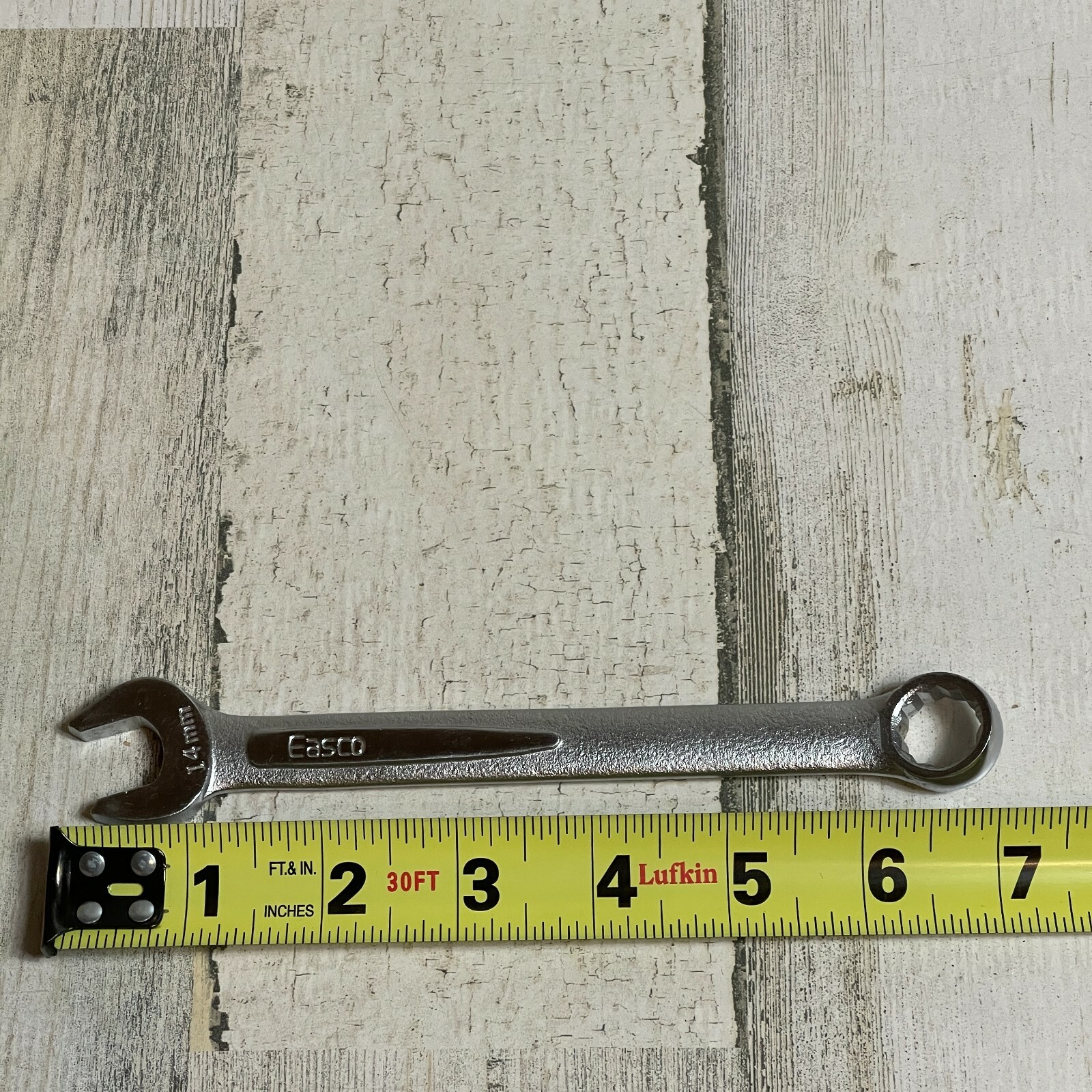 EASCO 14mm 63614 Combination Wrench 14 mm 12 Point Made In USA Vintage Tool