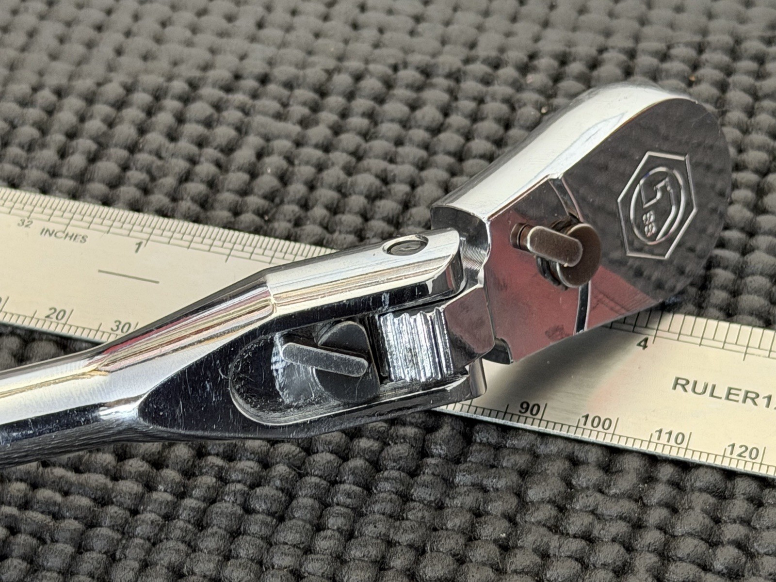 Matco 3/8” Drive 88 Tooth 11-1/2″ Locking Flex Head Ratchet USA🇺🇸 – BFR128LF
