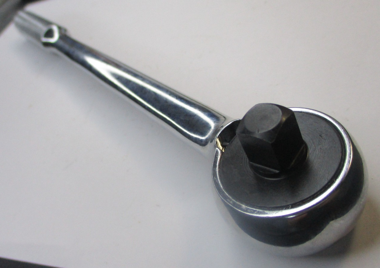 SK 45179 3/8″ Drive 10.3″ Long Knurled Handle SuperKrome Ratchet New