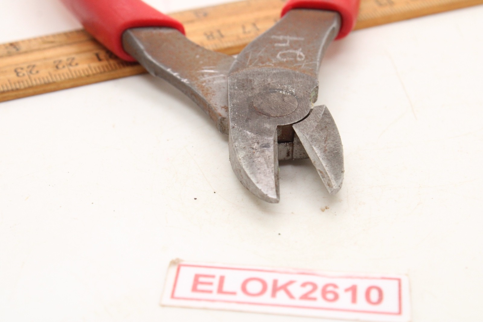 Snap-on Tools 86CF Power Edge Diagonal Cutters Red Grip 6.5″ USA