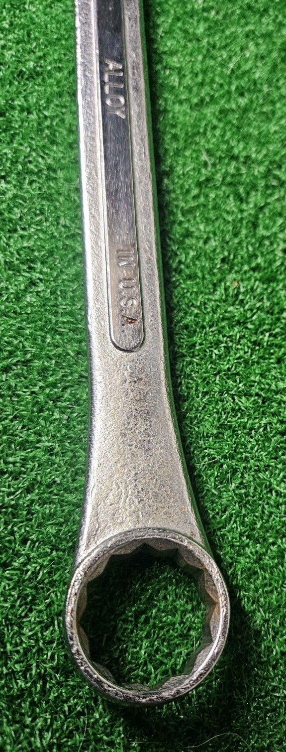 Vintage S-K Wayne 15/16” SAE Forged Alloy 12 Point Combination Wrench C-30 USA