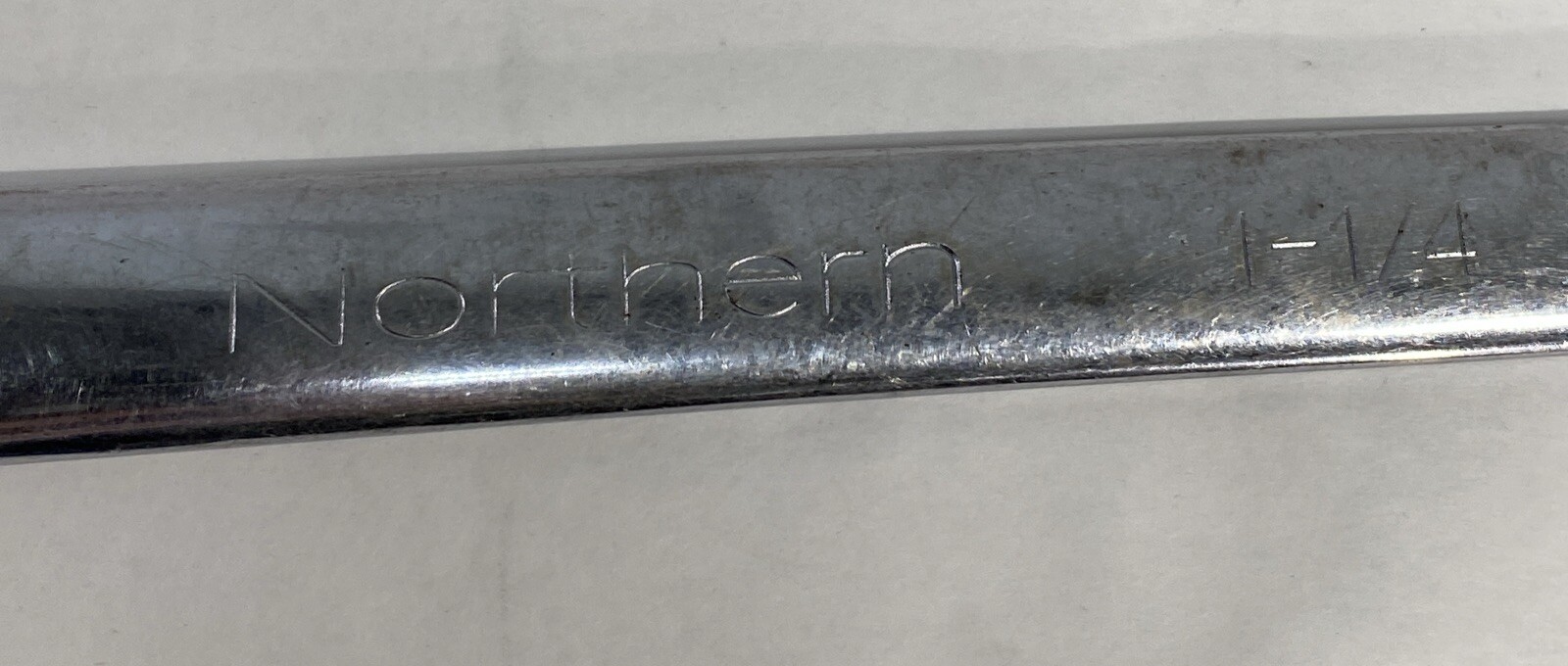 Northern Tools Large CR-V Chrome 1-1/4 SAE 12 Point Combination Wrench