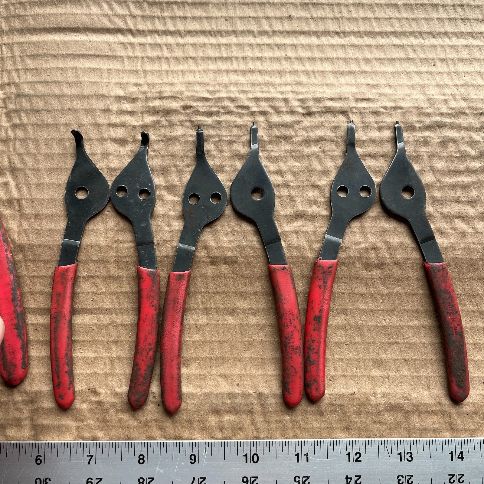BLUE POINT? SNAP RING PLIER 5 pc SET – Only one center screw