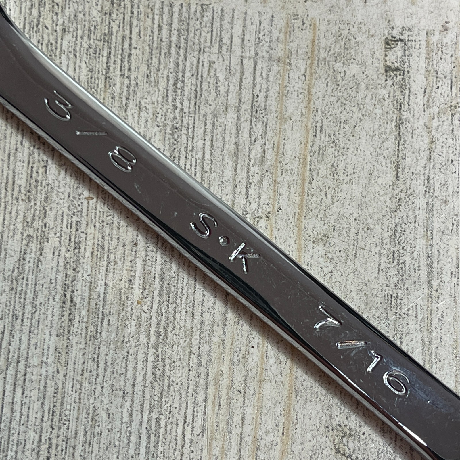 SK USA 3/8″ x 7/16″ Open End Flare Nut Wrench F1214 New Old Stock NOS
