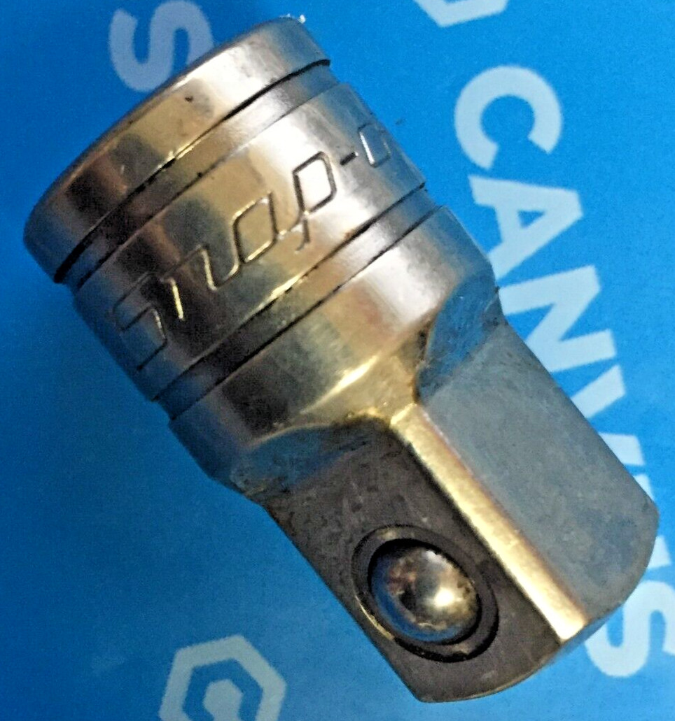 Snap-On A2A 3/8 to 1/2″dr Chrome Adaptor Socket 2019 USA Good 8.5/10