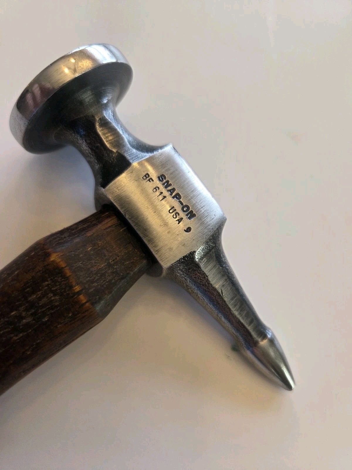 MINT Snap On BF611 Short Pick Sheet Metal Fabrication Auto Body Hammer MUST SEE
