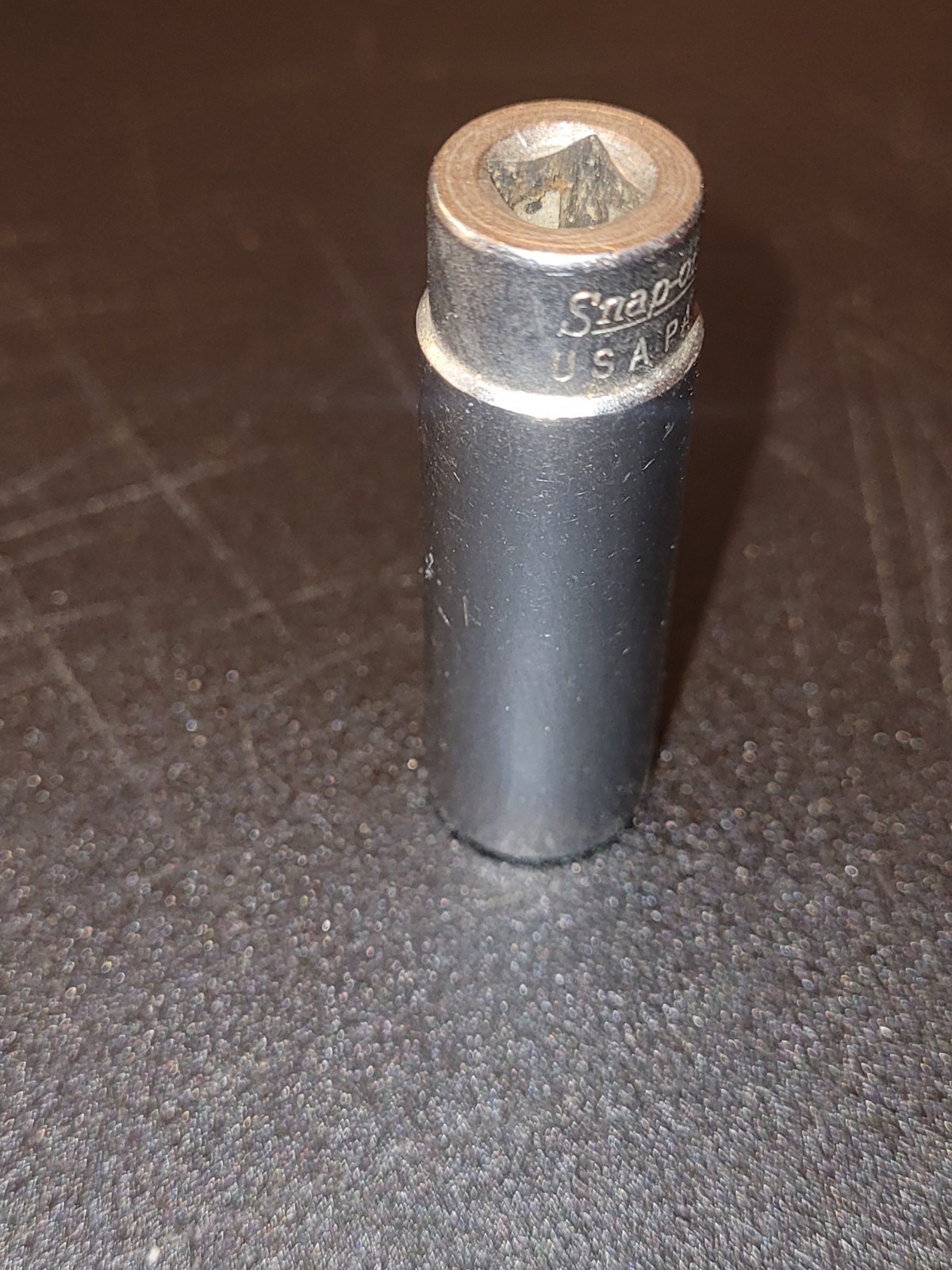 Snap On USA 7/16″ 6 Point 1/4″ Drive Deep Polished Chrome Socket STM14