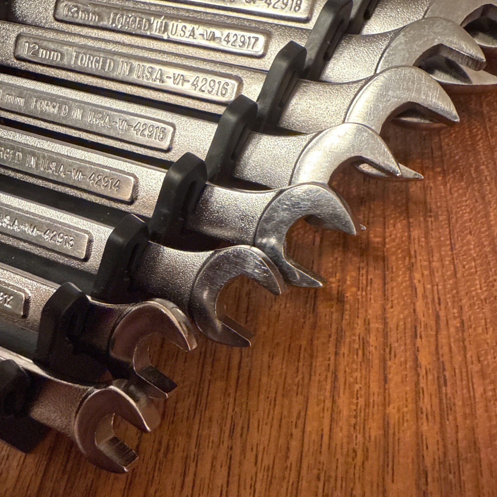 VTG Craftsman USA Metric Wrench Set 7mm-19mm V-Inverted -V VA 12pc