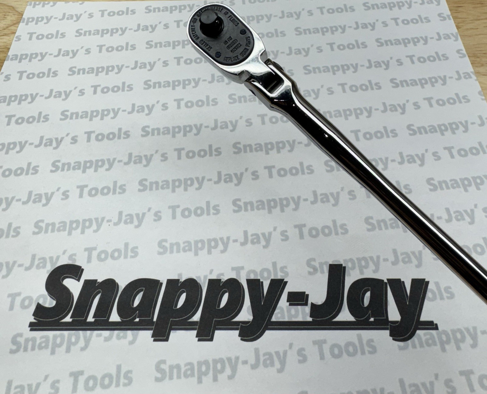 Snap-on Tools USA NEW 1/4″ Drive Chrome Extra Long Flex Head Ratchet TLLF72